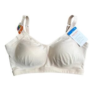 Warner's Women's Cream Comfort Bra size XL NWT